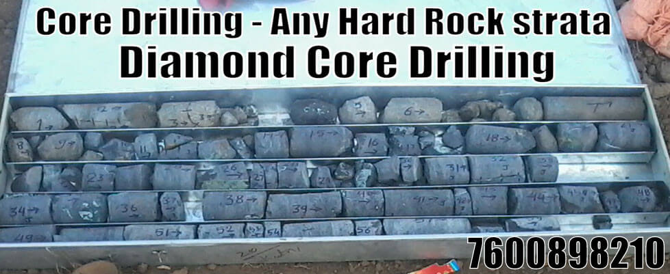 4 rds diamond core drilling